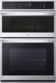 LG - 30" Built-In Electric Convection Combination Wall Oven with Microwave and Steam Sous Vide - Stainless Steel