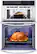Alt View 13. LG - 30" Built-In Electric Convection Combination Wall Oven with Microwave and Steam Sous Vide - Printproof Stainless Steel.
