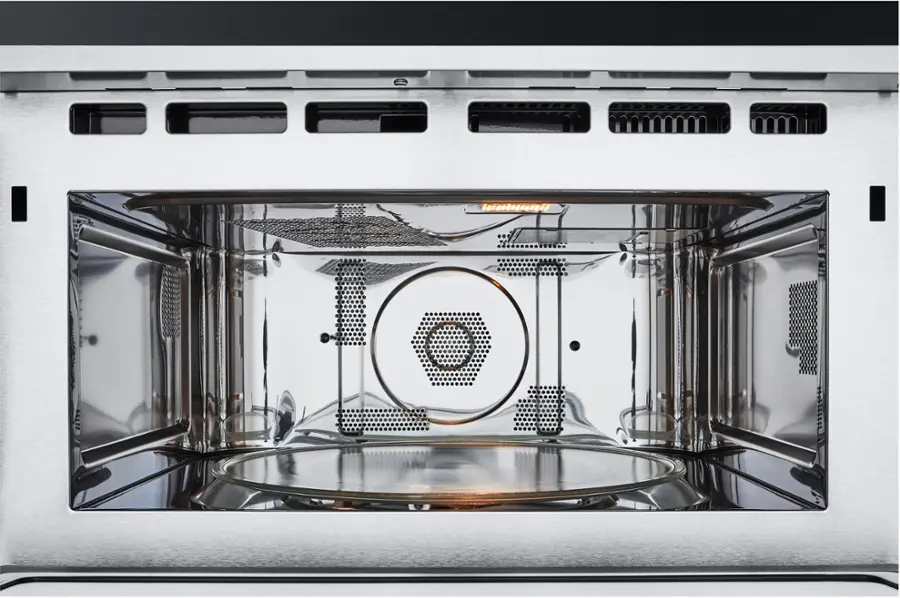 Alt View 20. LG - 30" Built-In Electric Convection Combination Wall Oven with Microwave and Steam Sous Vide - Printproof Stainless Steel.