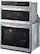 Left. LG - 30" Built-In Electric Convection Combination Wall Oven with Microwave and Steam Sous Vide - Printproof Stainless Steel.