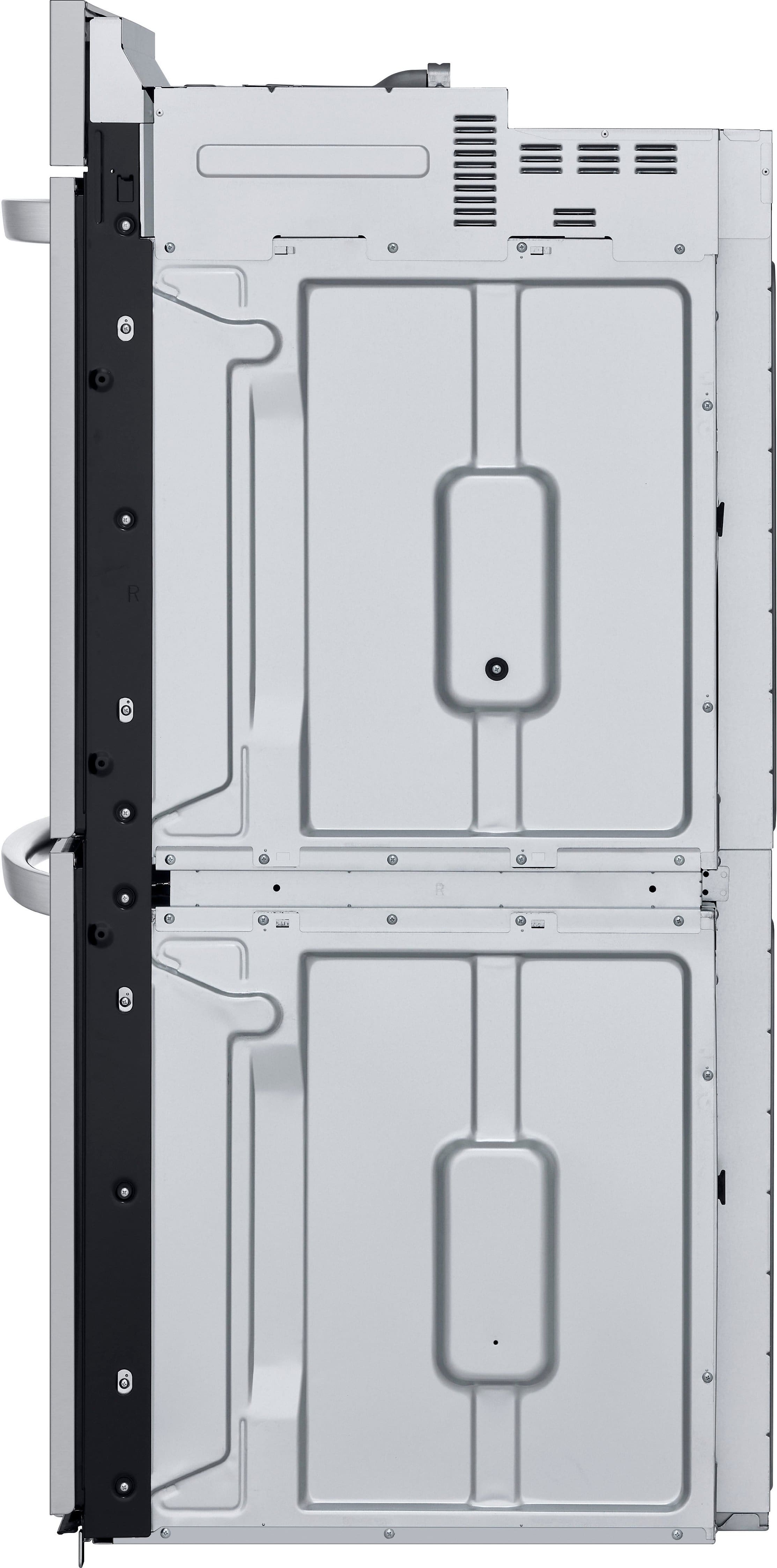 Alt View 22. LG - 30" Smart Built-In Electric Convection Double Wall Oven with Air Fry - Stainless Steel.