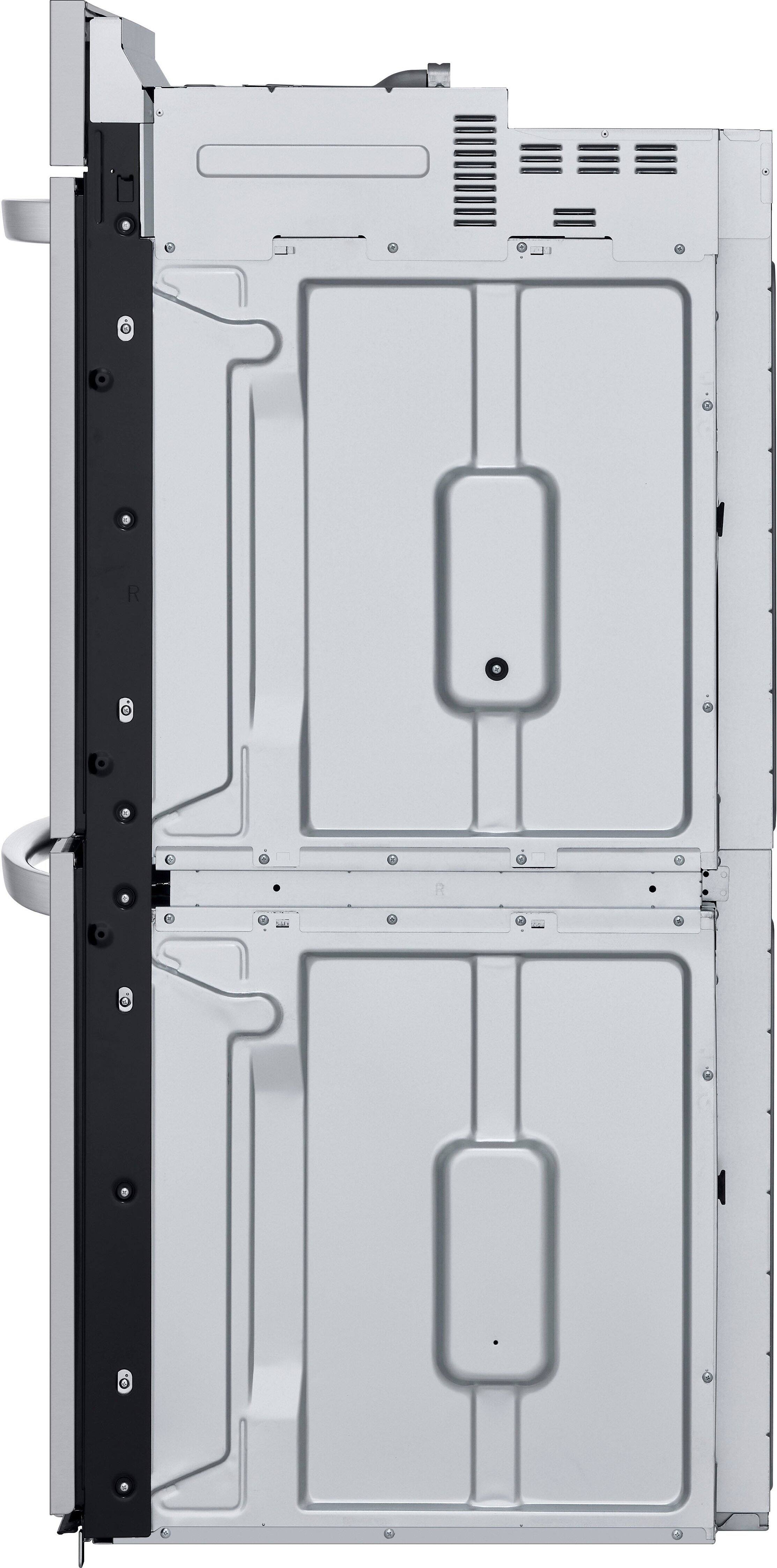 Alt View 22. LG - 30" Smart Built-In Electric Convection Double Wall Oven with Air Fry - Stainless Steel.