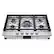 Alt View 13. LG - 30" Built-In Smart Gas Cooktop with 5 Burners and EasyClean - Stainless Steel.
