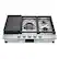Alt View 16. LG - 30" Built-In Smart Gas Cooktop with 5 Burners and EasyClean - Stainless Steel.