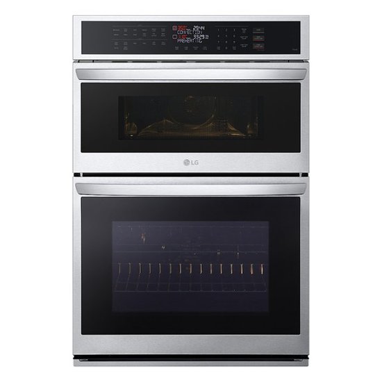 LG 30 Smart Built-In Electric Convection Combination Wall Oven with  Microwave and Air Fry Stainless Steel WCEP6423F - Best Buy
