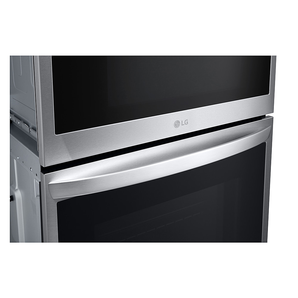 Alt View 22. LG - 30" Smart Built-In Electric Convection Combination Wall Oven with Microwave and Air Fry - Stainless Steel.