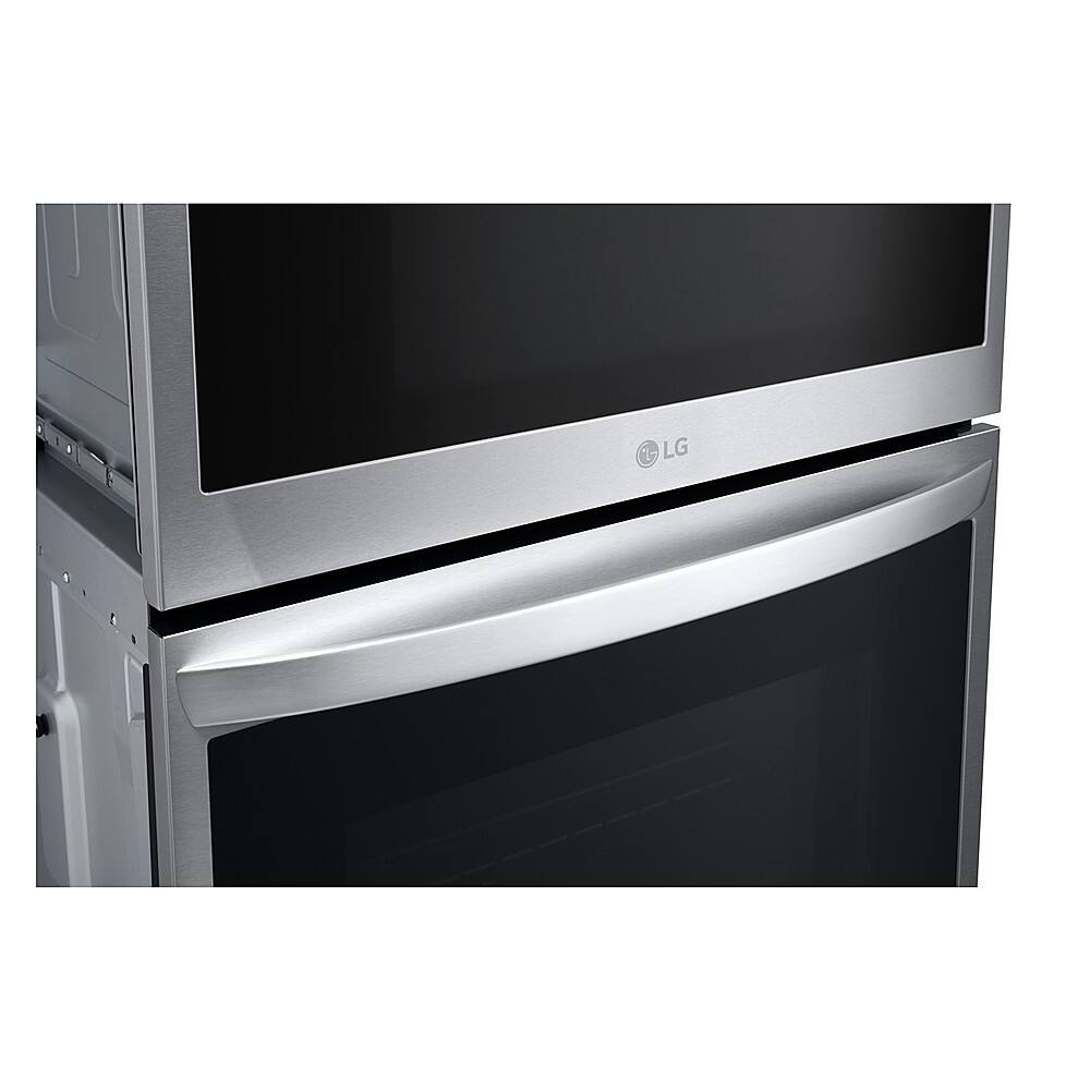 Alt View 22. LG - 30"  Smart Built-In Electric Convection Combination Wall Oven with Microwave and Air Fry - Stainless Steel.