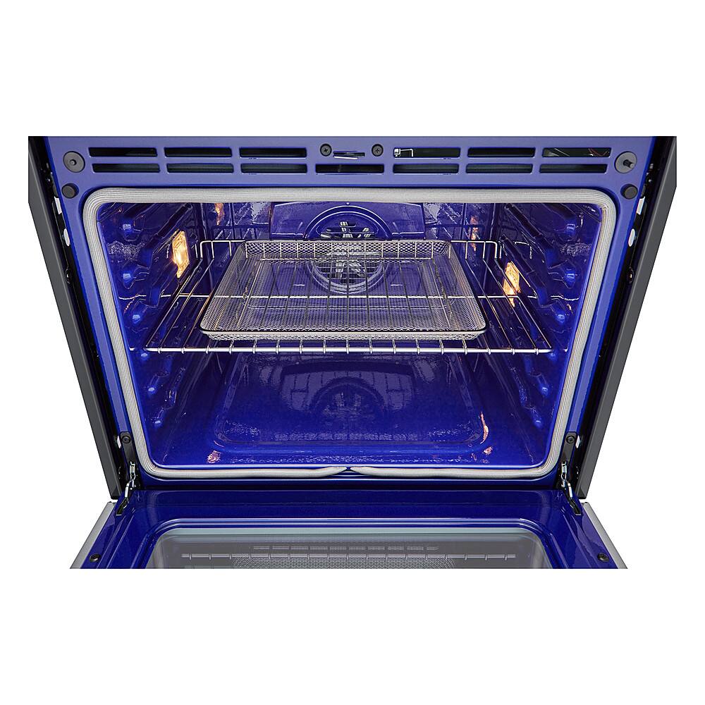 Alt View 23. LG - 30"  Smart Built-In Electric Convection Combination Wall Oven with Microwave and Air Fry - Stainless Steel.