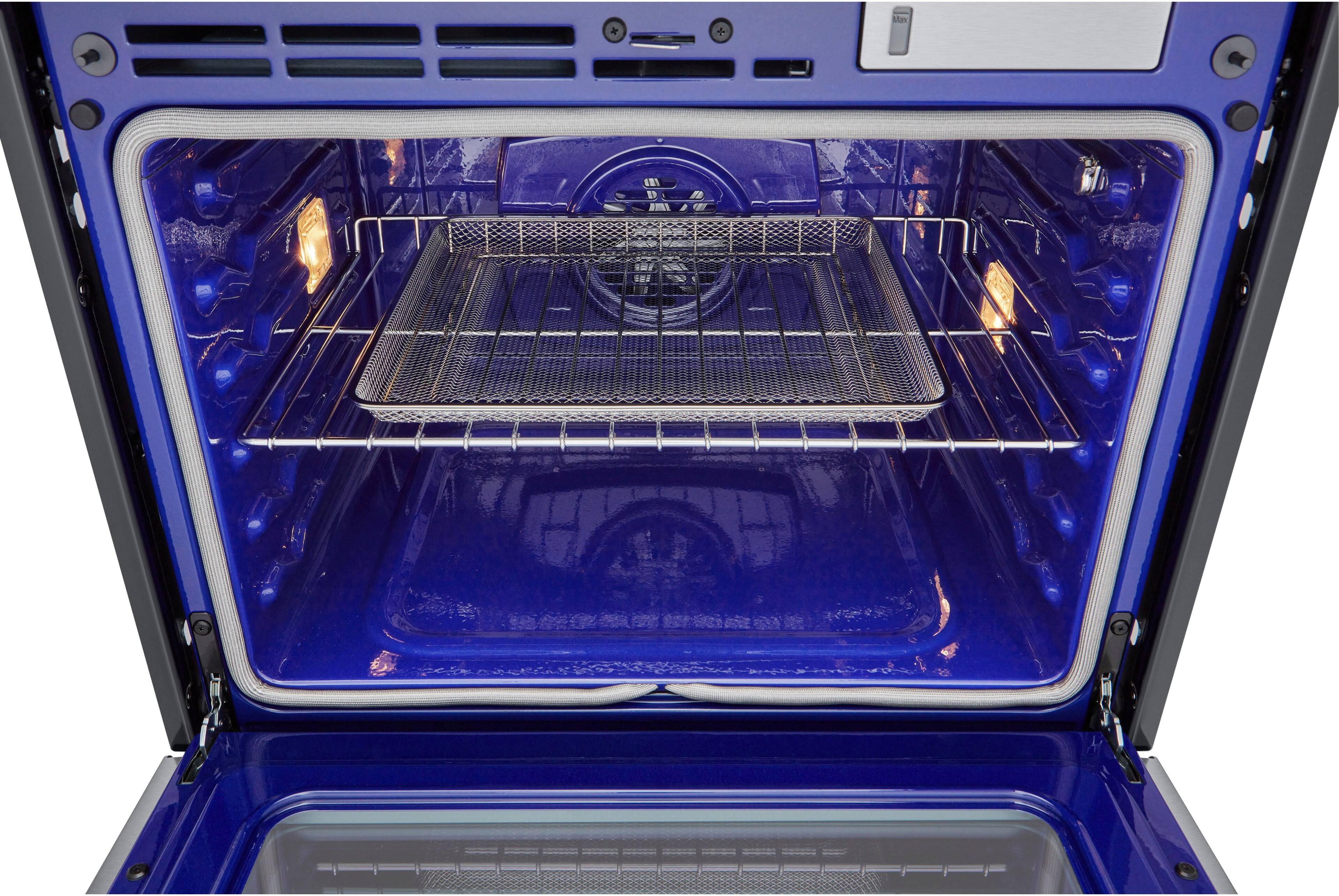 Alt View 20. LG - 30" Smart Built-In Single Electric Convection Wall Oven with Steam Sous Vide - Stainless Steel.