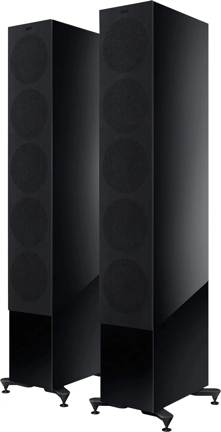 KEF R11 Meta Floorstanding Loudspeaker (Each) Black R11BG - Best Buy