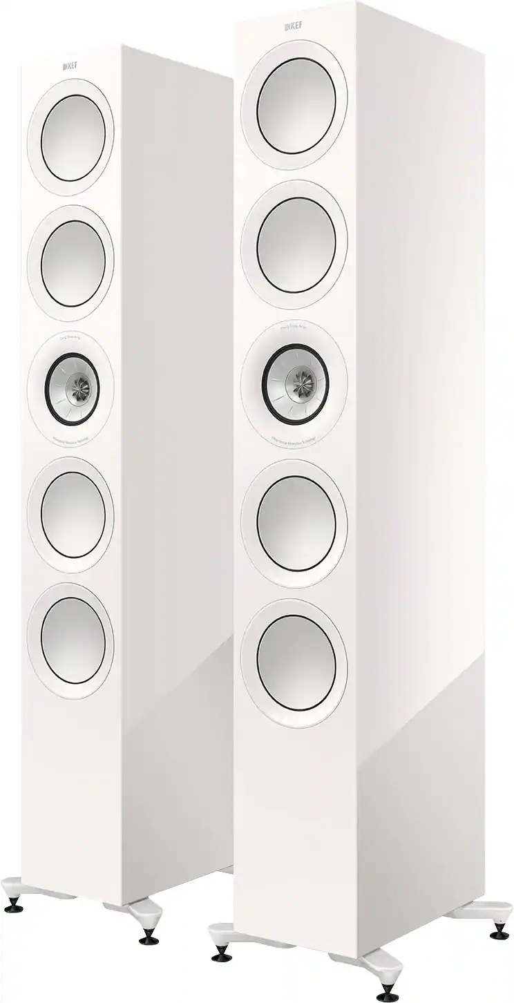 KEF R11 Meta Floorstanding Loudspeaker (Each) White R11WG - Best Buy