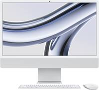 Apple - iMac 24" All-In-One - M3 chip - 8GB Memory - 256GB - Silver - Front_Zoom
