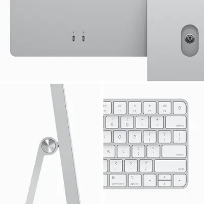 Apple - iMac 24" All-In-One - M3 chip - 8GB Memory - 256GB (Latest Model) - Silver