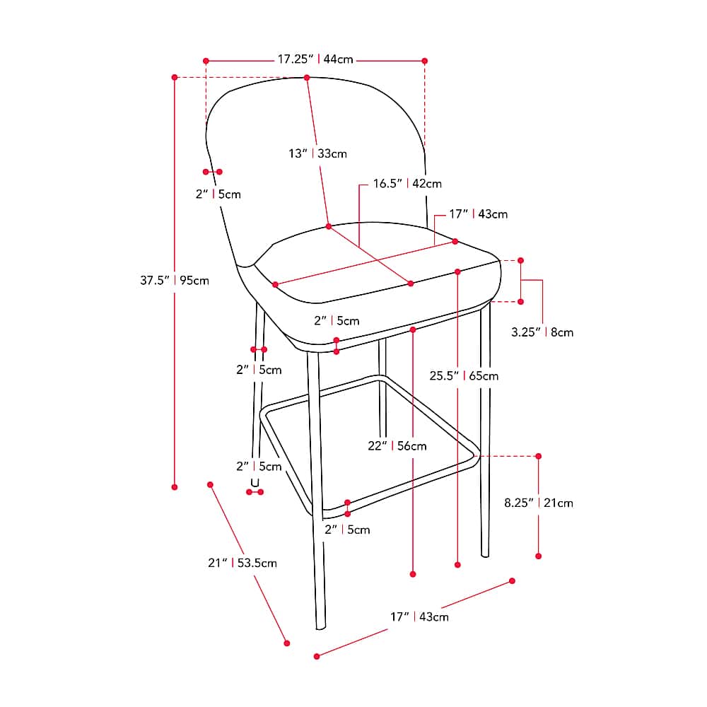 Best Buy CorLiving Luxury Boucle Counter Height Bar Stools (Set of 2