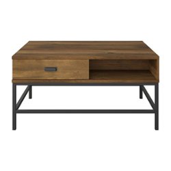 CorLiving - Fort Worth Wood Grain Finish Lift Top Coffee Table - Brown - Front_Zoom