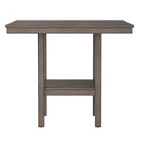 CorLiving - Tuscany Counter Height Dining Table - Washed Grey - Front_Zoom