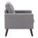 Alt View Zoom 11. CorLiving - Elwood Tufted Accent Chair - Grey.