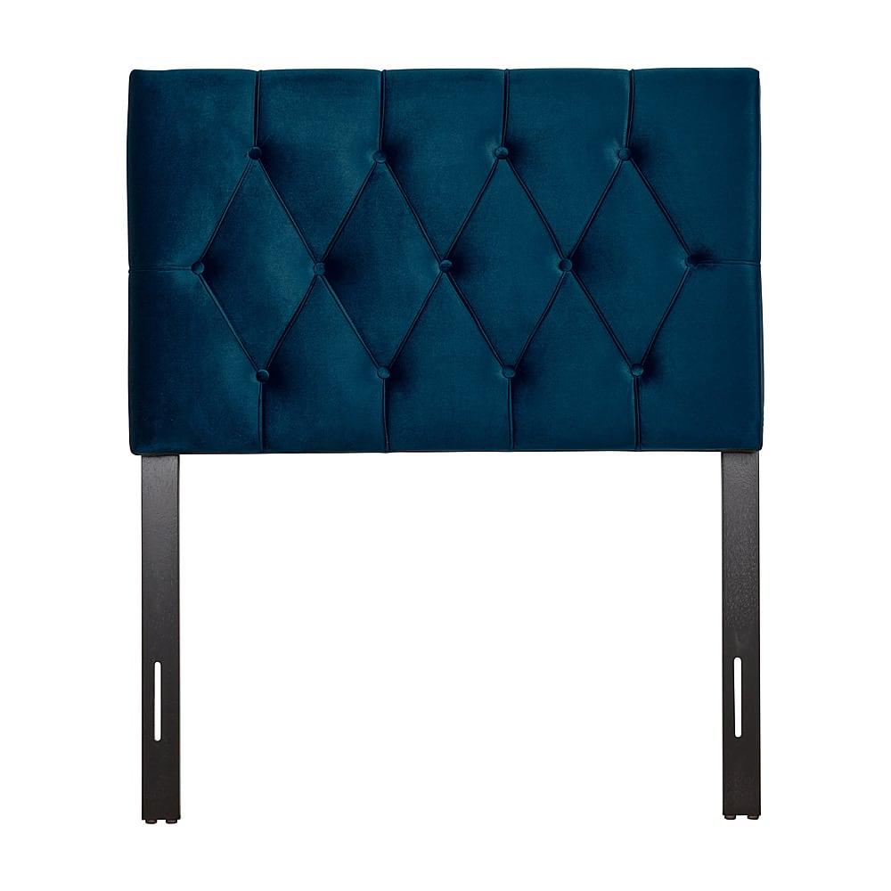 Best Buy CorLiving Catalina Diamond Button Tufted Velvet Twin