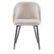 Angle Zoom. CorLiving - Ayla Velvet Upholstered Side Chair - Greige.