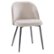 Front Zoom. CorLiving - Ayla Velvet Upholstered Side Chair - Greige.
