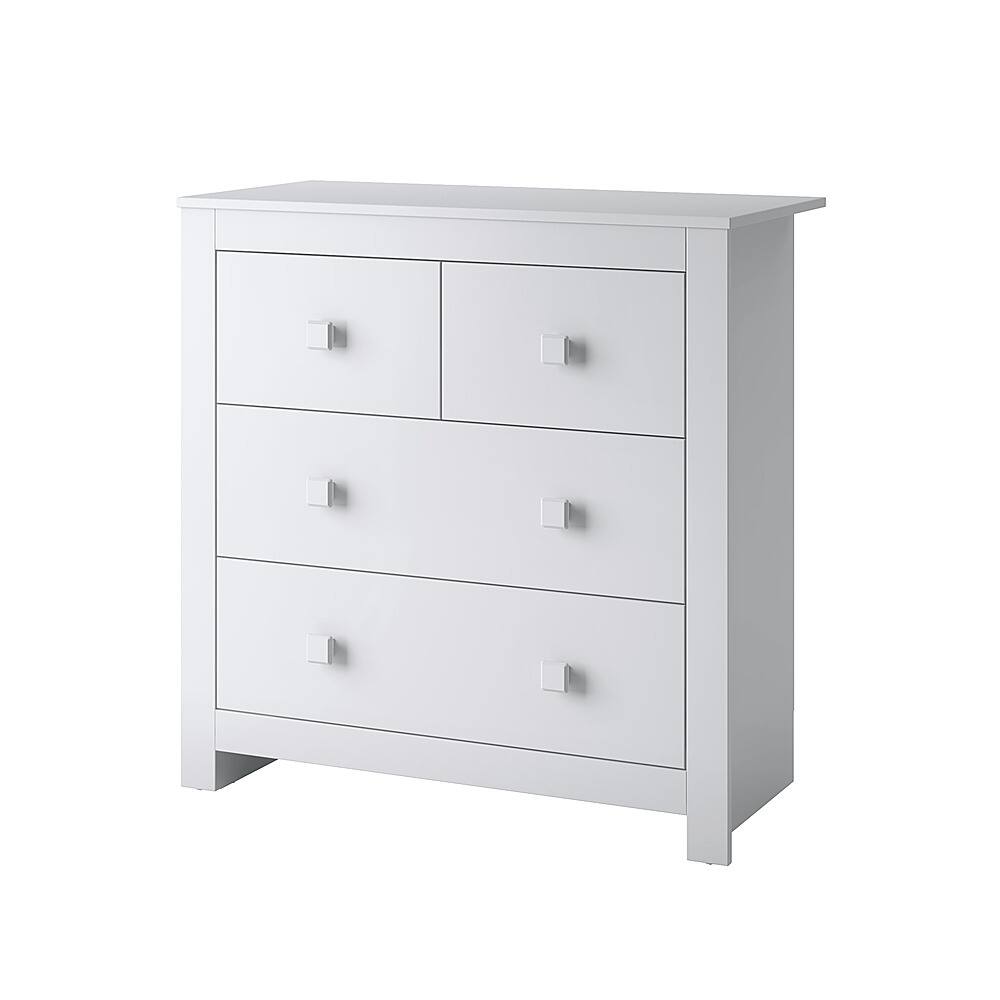 Angle View: CorLiving - Madison 4-Drawer Dressers - White