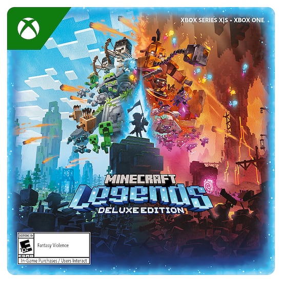 Jogo Minecraft Legends Deluxe Edition Xbox One Físico Novo em Promoção na  Americanas