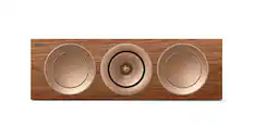 Front. KEF - R2 Meta LCR Speaker(Each) - Walnut.
