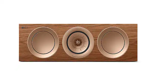 Front. KEF - R2 Meta LCR Speaker(Each) - Walnut.