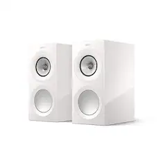 Front. KEF - R3 Meta Bookshelf Loudspeaker (Pair) - White.