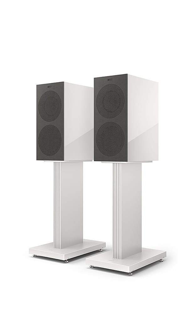 Alt View 12. KEF - R3 Meta Bookshelf Loudspeaker (Pair) - White.