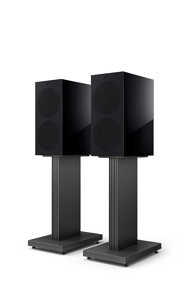 Alt View 12. KEF - R3 Meta Bookshelf Loudspeaker (Pair) - Black.