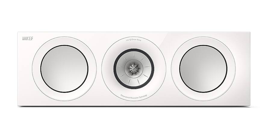 KEF R6 Meta LCR Speaker (Each) White R6WG - Best Buy
