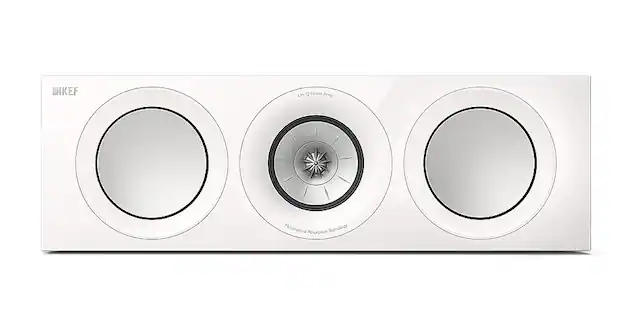 Front. KEF - R6 Meta LCR Speaker (Each) - White.