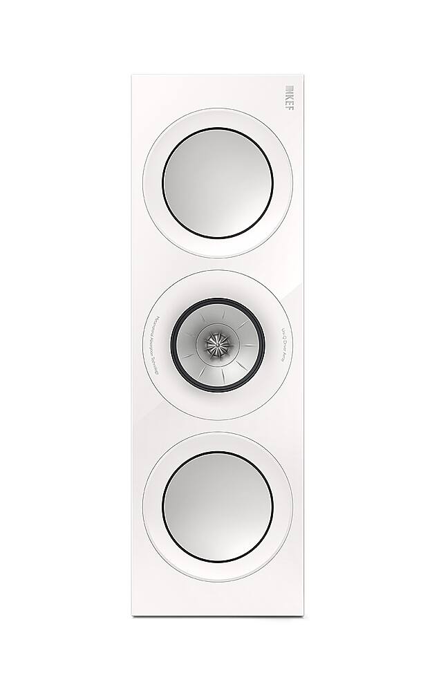 Alt View 12. KEF - R6 Meta LCR Speaker (Each) - White.