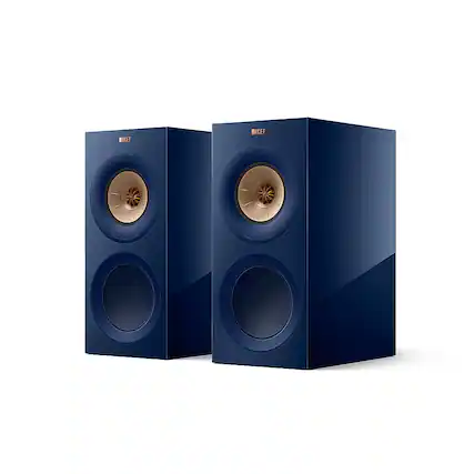 Front. KEF - R3 Meta Bookshelf Loudspeaker (Pair) - Indigo.