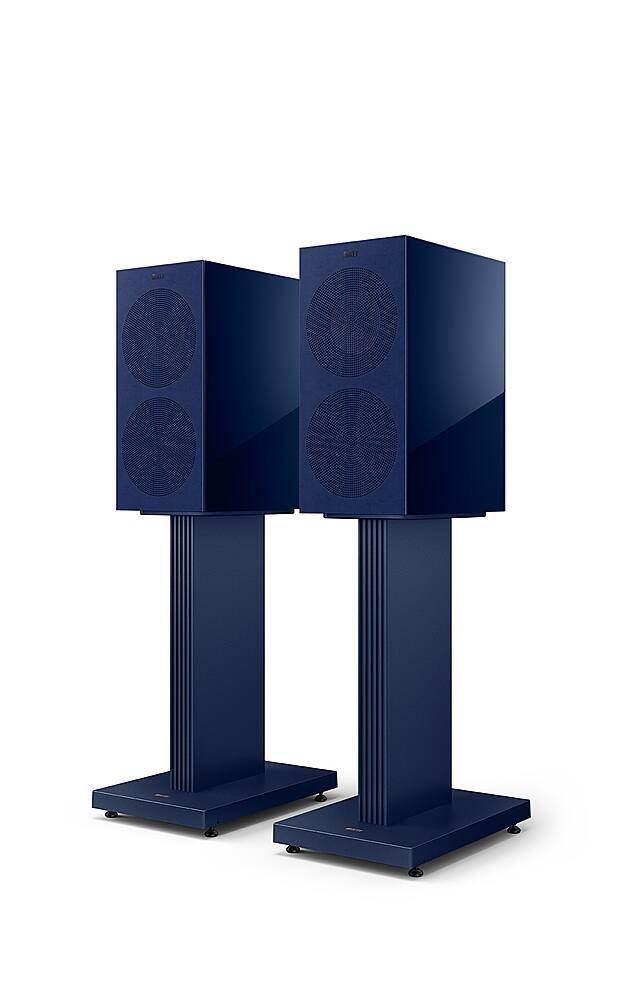 Alt View 12. KEF - R3 Meta Bookshelf Loudspeaker (Pair) - Indigo.