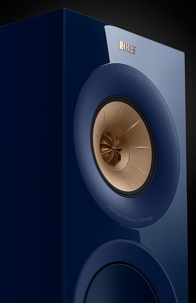 Alt View 13. KEF - R3 Meta Bookshelf Loudspeaker (Pair) - Indigo.