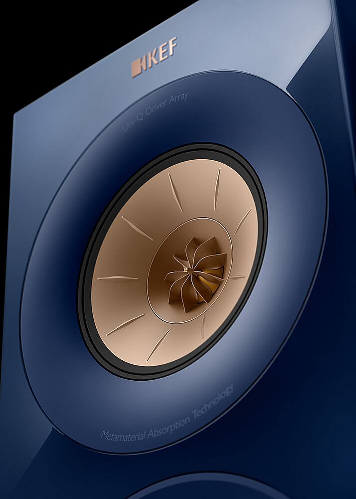 Alt View 14. KEF - R3 Meta Bookshelf Loudspeaker (Pair) - Indigo.