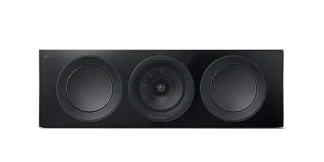 Front. KEF - R2 Meta LCR Speaker (Each) - Black.