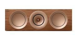 KEF - R6 Meta LCR Speaker (Each) - Walnut - Front_Zoom