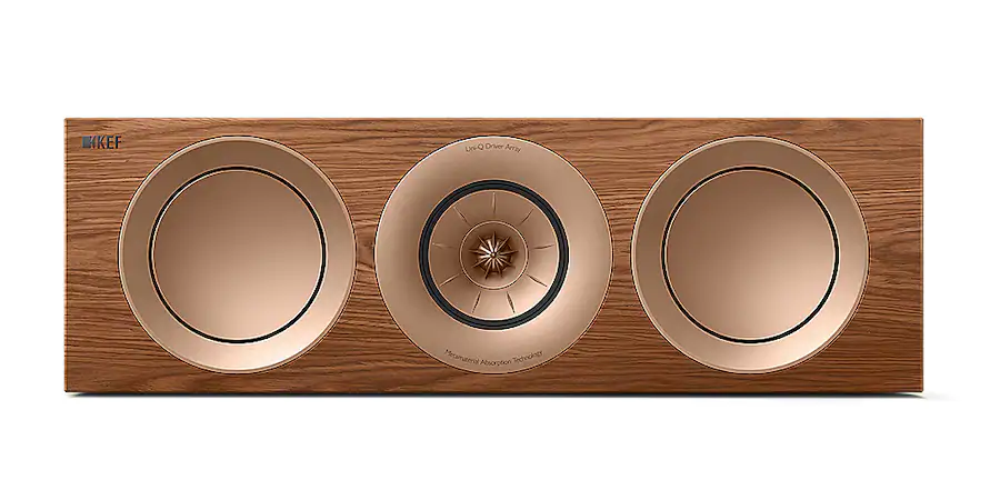 KEF R6 Meta LCR Speaker (Each) Walnut R6WAG - Best Buy
