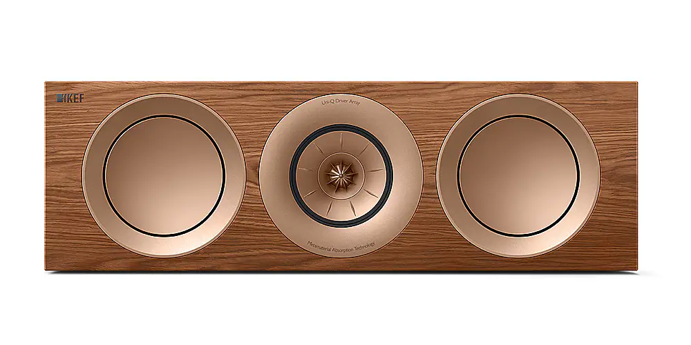KEF - R6 Meta LCR Speaker (Each) - Walnut