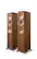 Angle. KEF - R7 Meta Floorstanding Loudspeaker (Each) - Walnut.