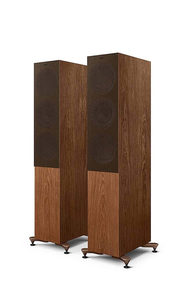 Alt View 11. KEF - R7 Meta Floorstanding Loudspeaker (Each) - Walnut.