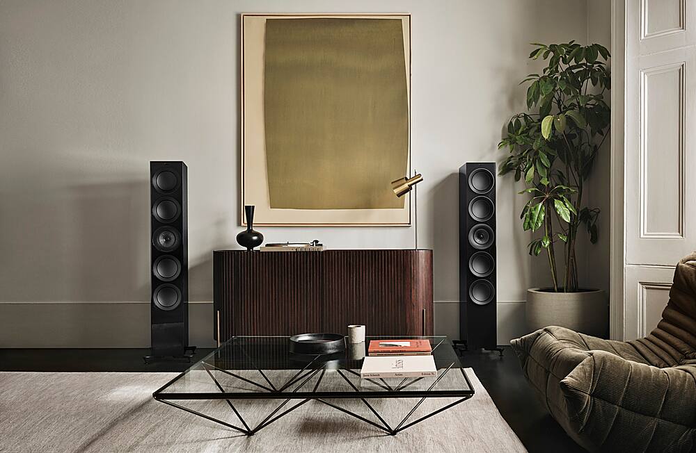 Alt View 16. KEF - R11 Meta Floorstanding Loudspeaker (Each) - Walnut.