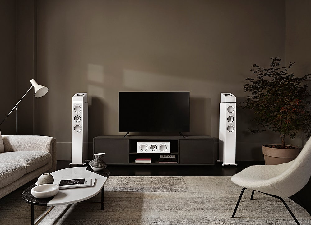 Alt View 16. KEF - R5 Meta Floorstanding Loudspeaker (Each) - White.