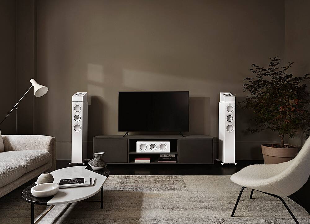 Alt View 16. KEF - R5 Meta Floorstanding Loudspeaker (Each) - White.