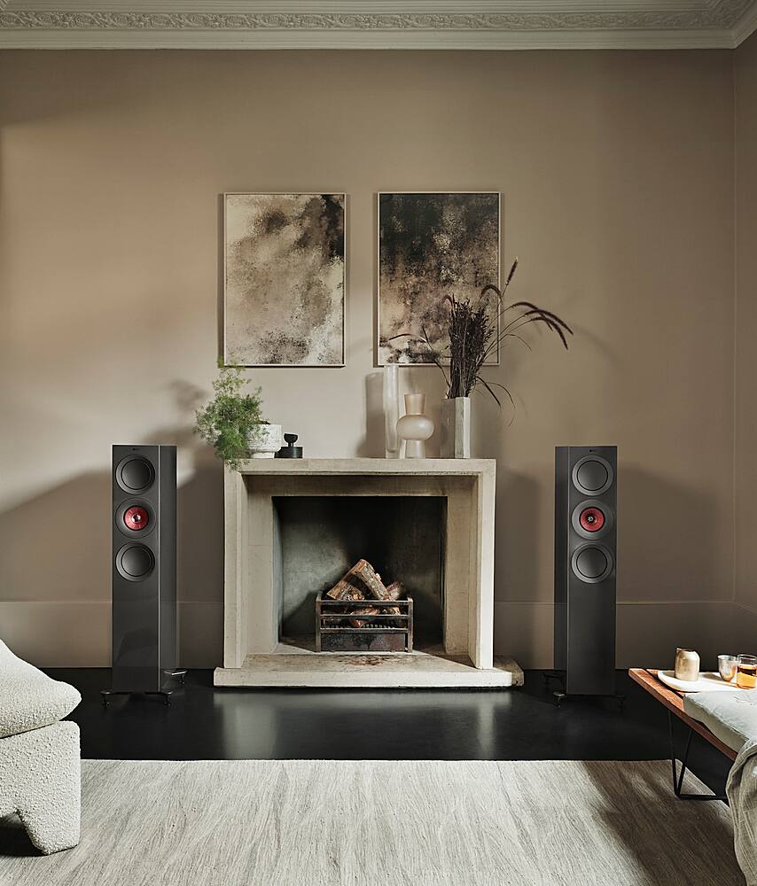 Alt View 16. KEF - R7 Meta Floorstanding Loudspeaker (Each) - Black.