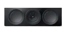 Front. KEF - R6 Meta LCR Speaker (Each) - Black.