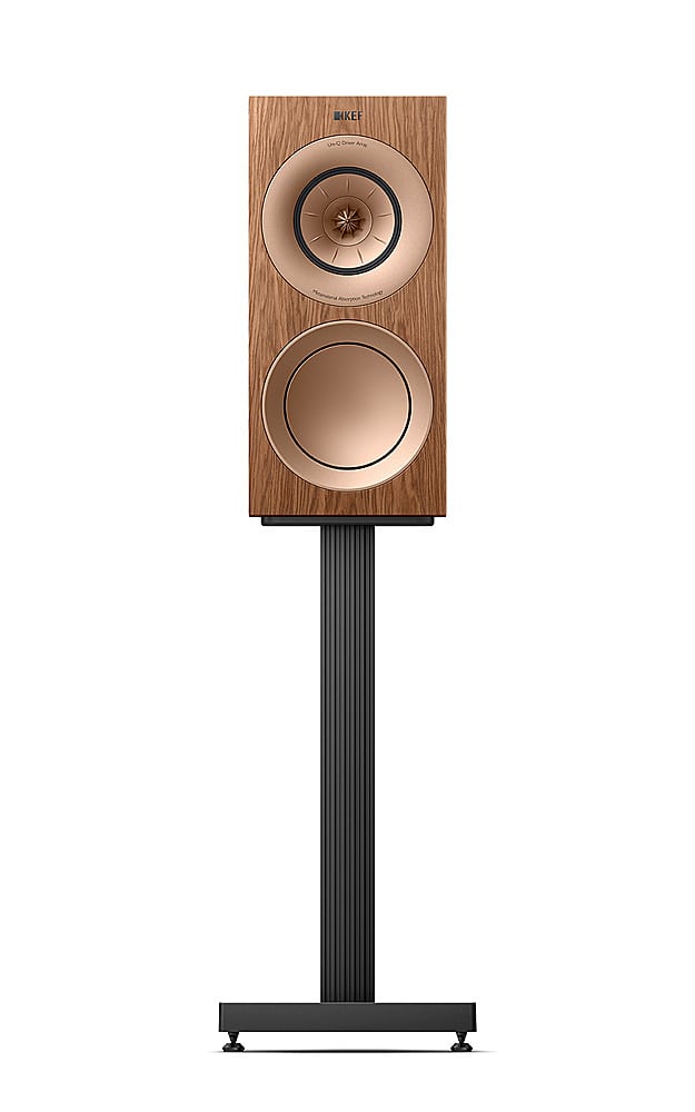 Alt View 11. KEF - R3 Meta Bookshelf Loudspeaker (Pair) - Walnut.